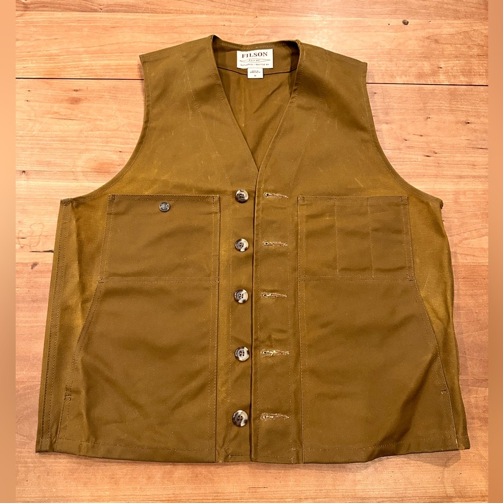 Filson Oil Tin Cloth Vest